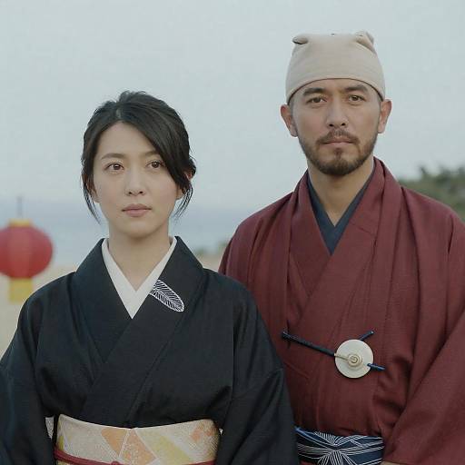 Cultural Portrait of Two Individuals