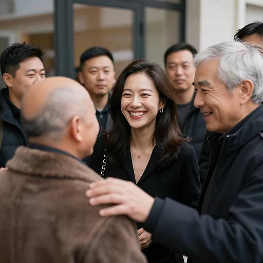 Warm Indoor Gathering of Friends