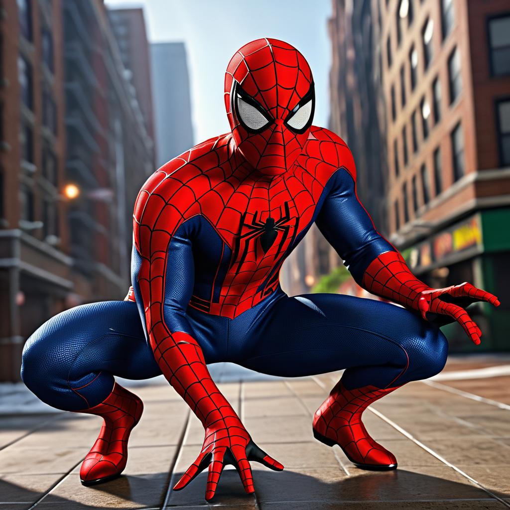 Photorealistic Spider-Man Captured on Nikon