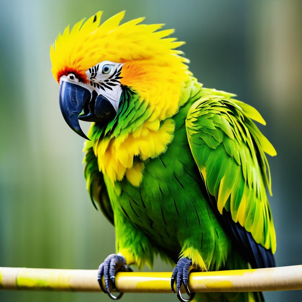 Chaotic Yellow: The Badass Parrot