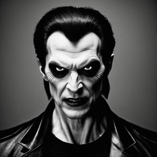 Dramatic Portrait of a Sly Vampire Dramatic Portrait of a Sly Vampire