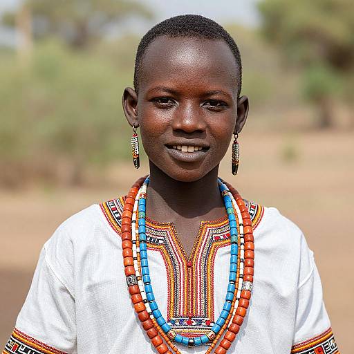 Zulu Traditional Attire Male Portrait