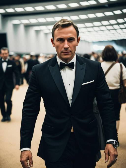 Realistic James Bond Cosplay Photography