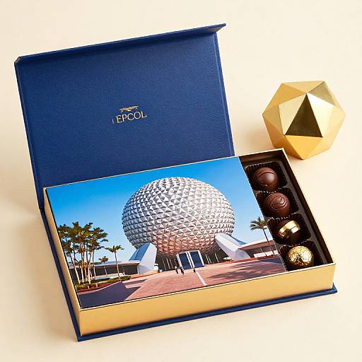 Epcot Center Chocolate Box Design