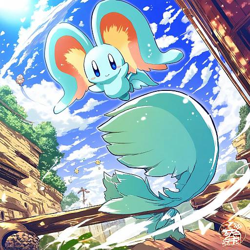 Illustration of Elfilin, kirby (series) in the style of Takana shinno