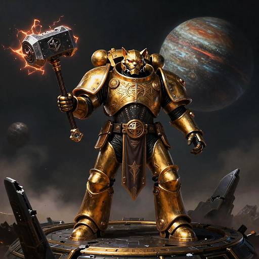 Relic Cataphractii on Shattered Orbital Ring