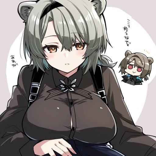 Illustration of Absinthe (arknights), arknights in the style of Kanduki kamibukuro