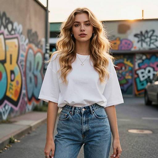 Strawberry Blonde Urban Style Portrait