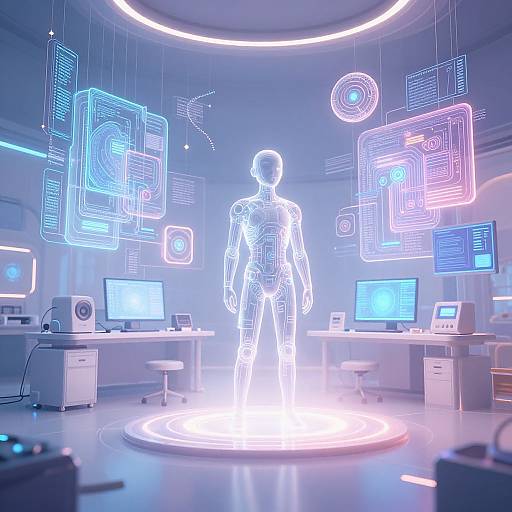 Surreal Human-Machine AI Art Studio