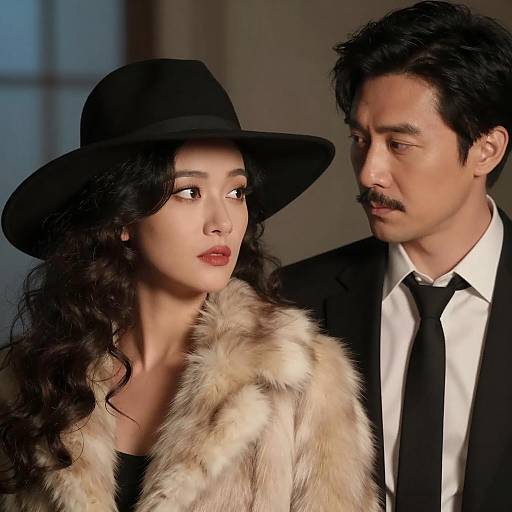 Intimate Portrait in Dim Light