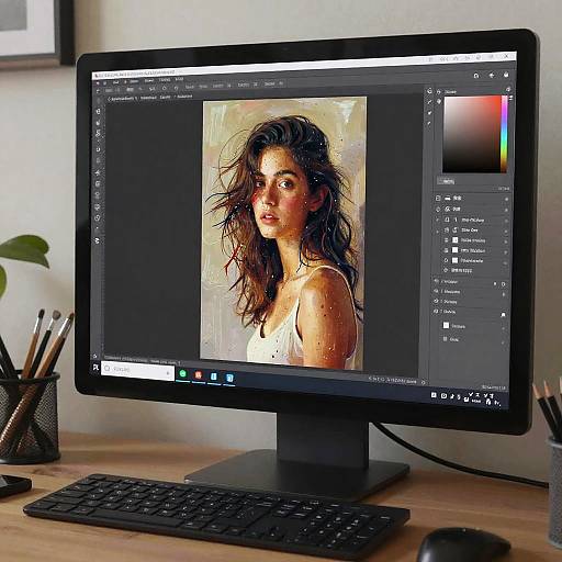 Photo to Digital Painting Transformation