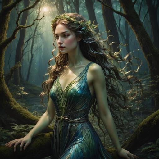Ethereal Forest Nymph in Twilight Ethereal Forest Nymph in Twilight
