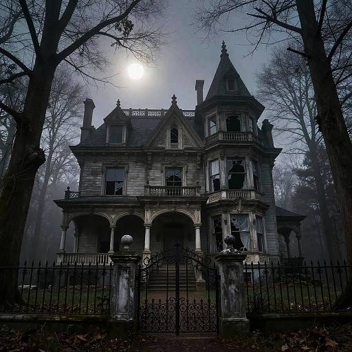 Haunted Gothic Victorian Mansion