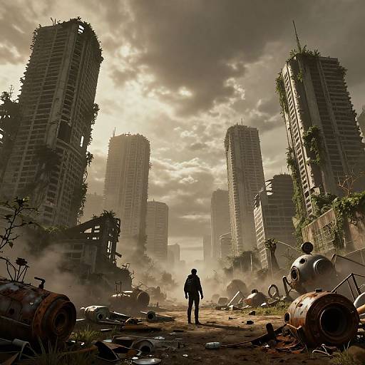 Post-Apocalyptic Wasteland Ruins