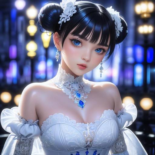 Elegant Portrait of a Young Woman