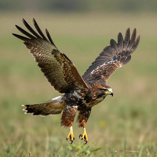 Hawk in Flight: A Mesmerizing Capture