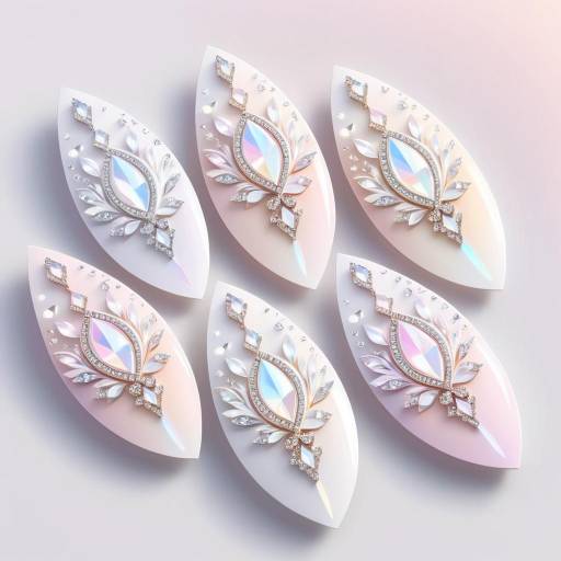 Elegant Ombre Game Logo Nail Art