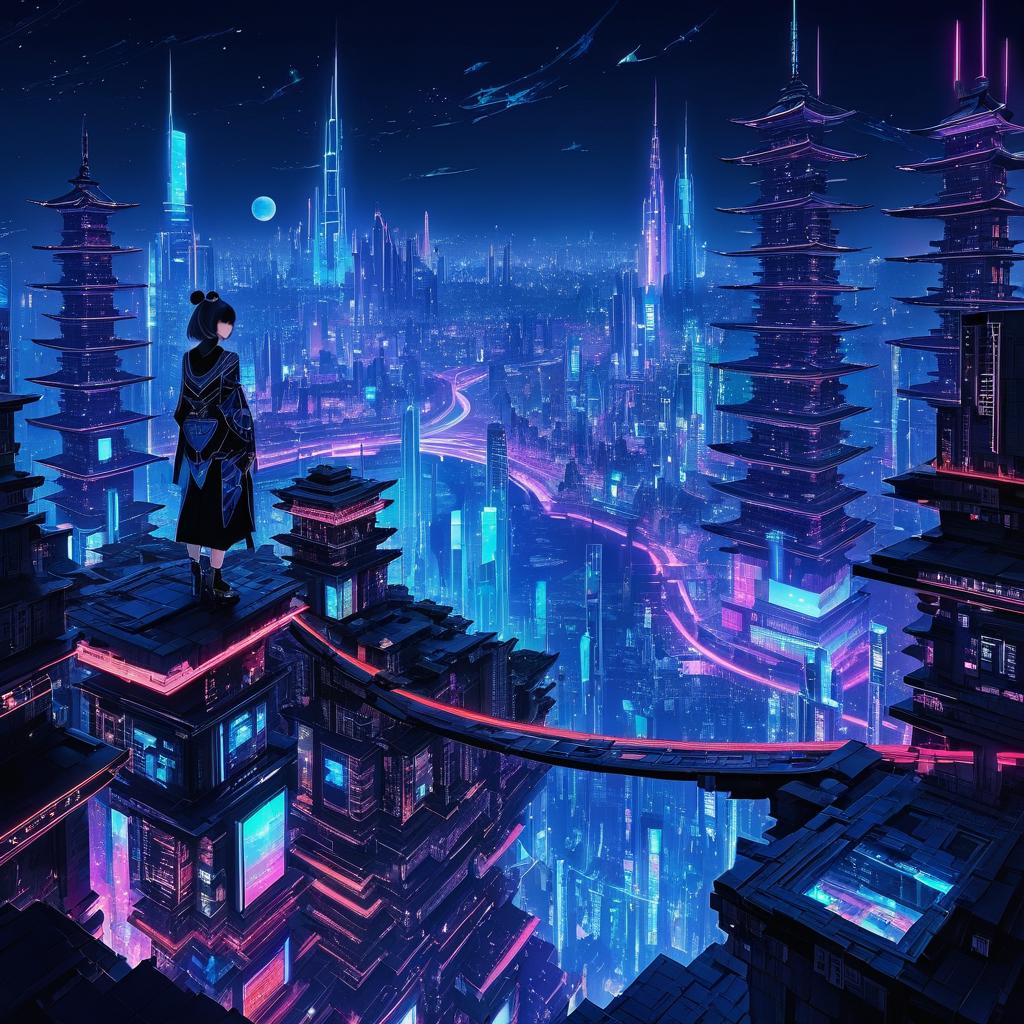 Cecile Walton's Surreal Cyberpunk Adventure