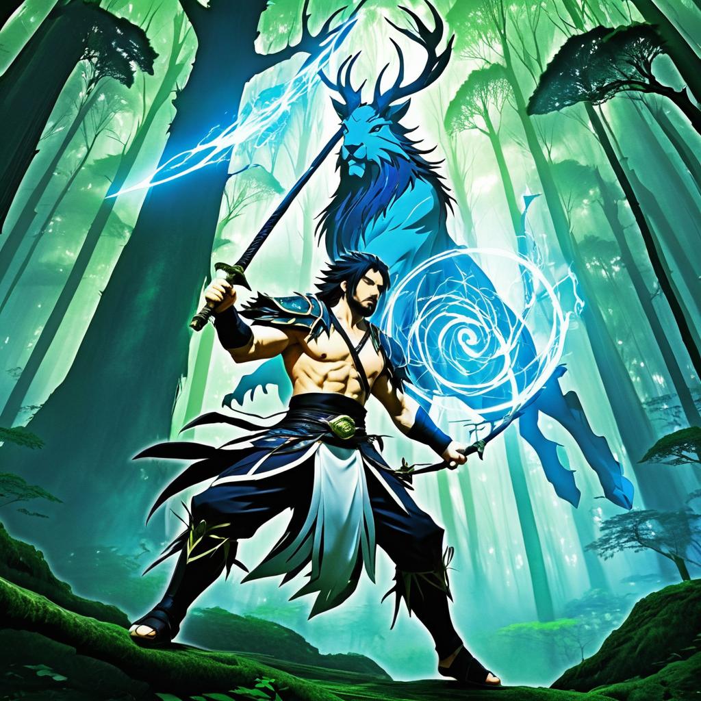 Dynamic Beastmaster in Sacred Grove Battle