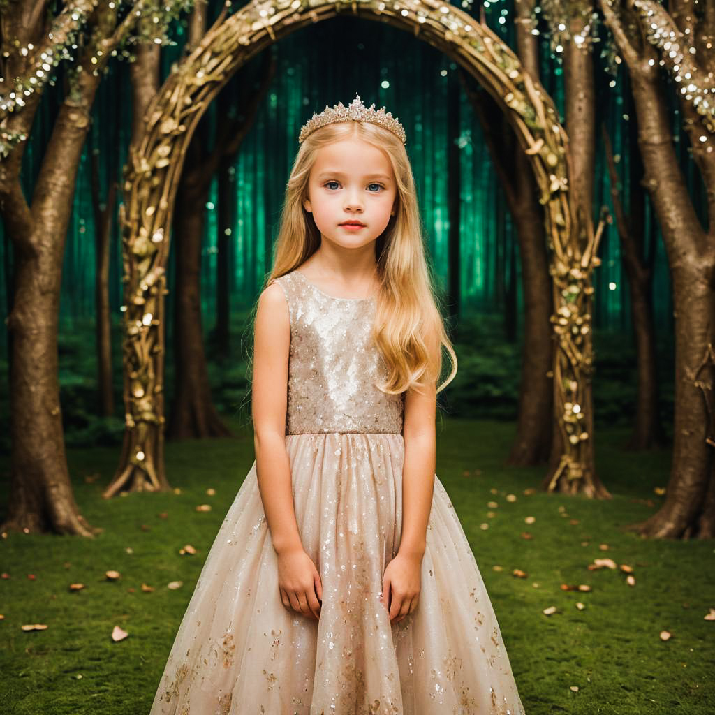 Enchanting Princess Photo Shoot in Forest