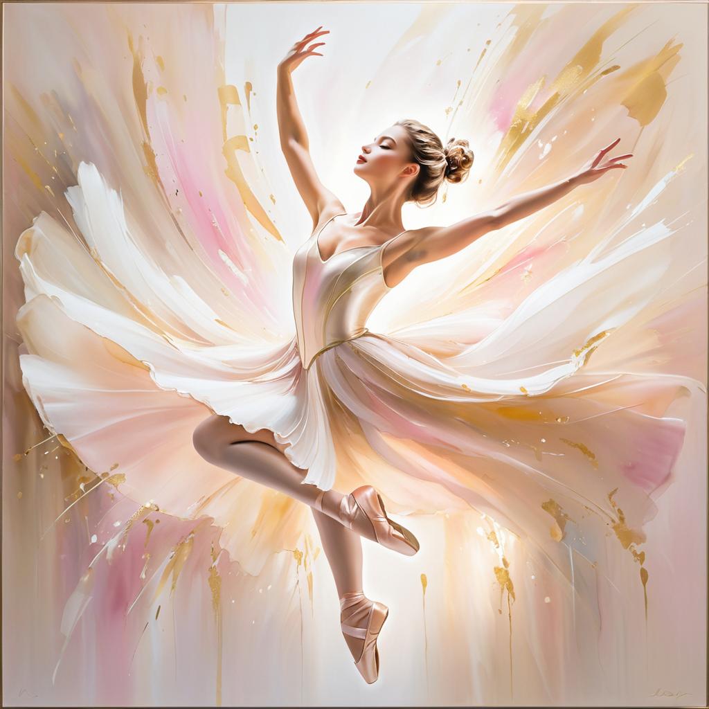 Graceful Ballet Dancer in Motion