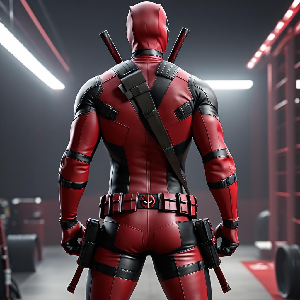 Intricate Body Portrait of Deadpool Actor