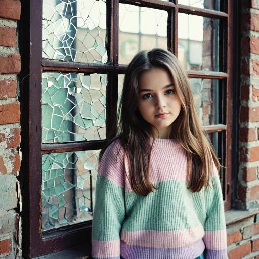 Charming Kids Fashion in Urban Setting