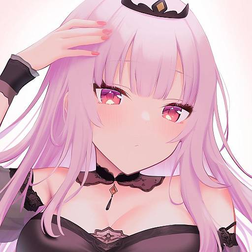 Illustration of Mori calliope (6th costume), hololive in the style of Saki chisuzu