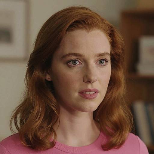 Close-up of Red-haired Woman