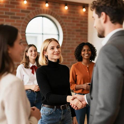 Social Interaction in a Vibrant Setting