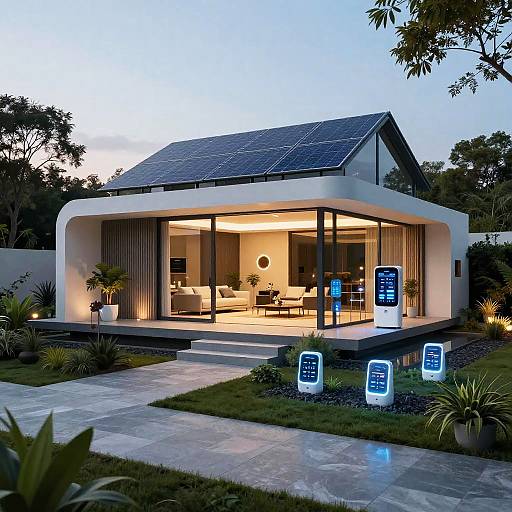 Futuristic AI-Powered Smart Home