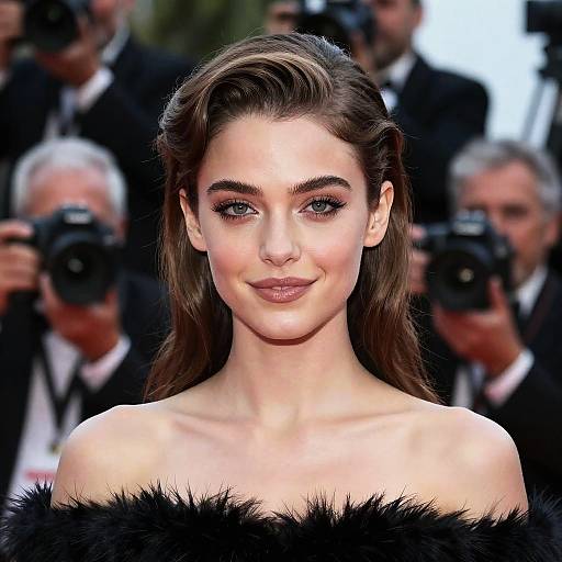 Glamorous Grunge Gala Paparazzi Portrait