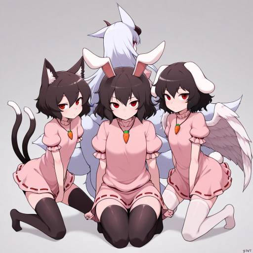 Charming Fantasy Girls with Animal Features