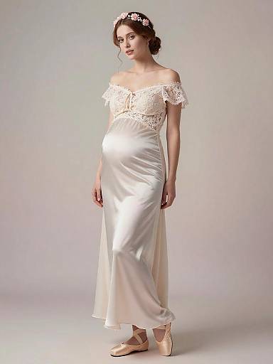Ethereal Fairy Maternity Fashion Portrait