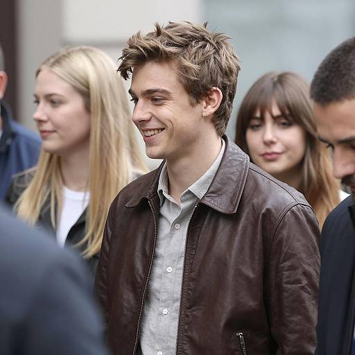 Casual Outdoor Portrait with Friends