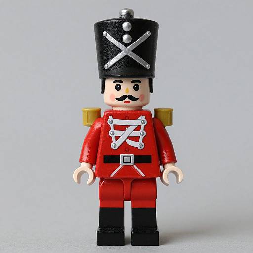 Boy in Red Toy Soldier Costume