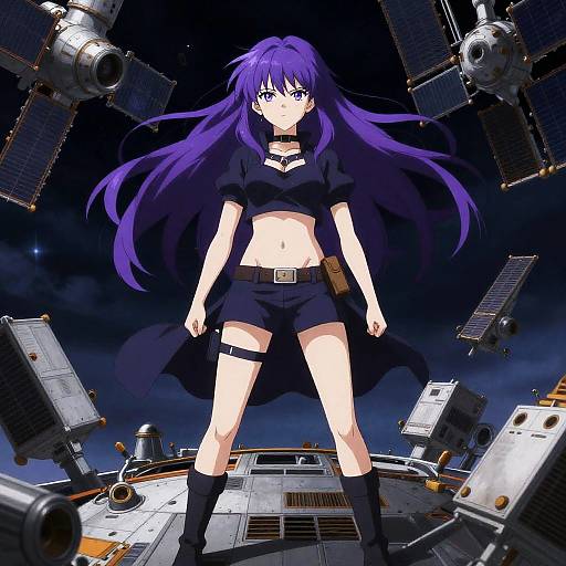 Ecchi Space Witch in Orbital Graveyard