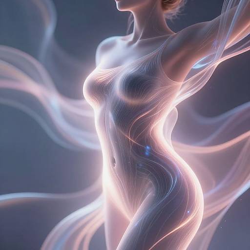 Sensual Abstract AI Digital Art