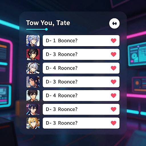 Cyberpunk Visual Novel Interface