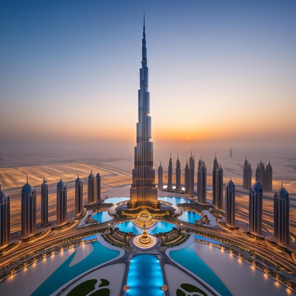 Hyperrealistic Burj Khalifa by Norman Foster