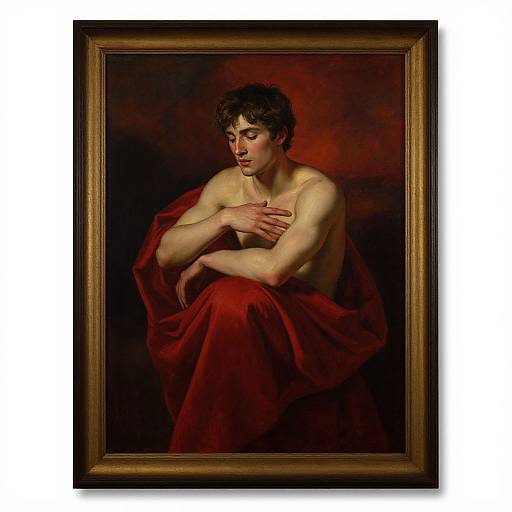 Renaissance Oil Painting of Forgiveness