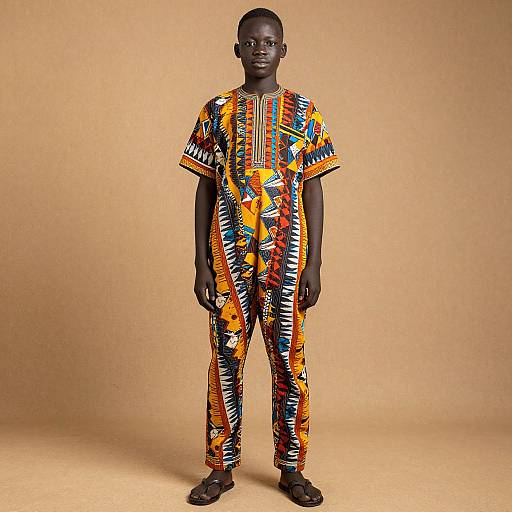 African Male in National Costume