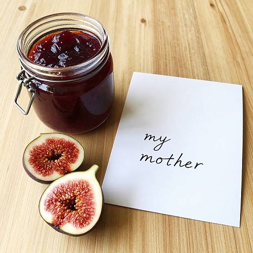 Homemade Fig Jam and Letter