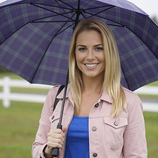 Casual Outdoor Portrait of Smiling Woman