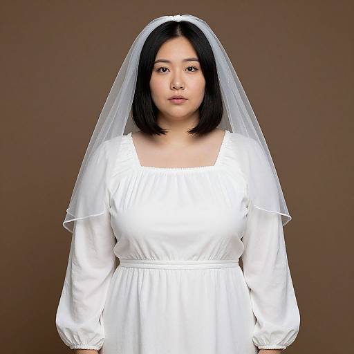 Realistic Plus-Size Handmaid Portrait
