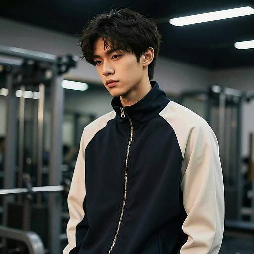 Sporty Long Bowl Cut Fashion Shoot