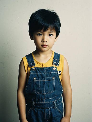 Realistic Young Boy in Chick Costume