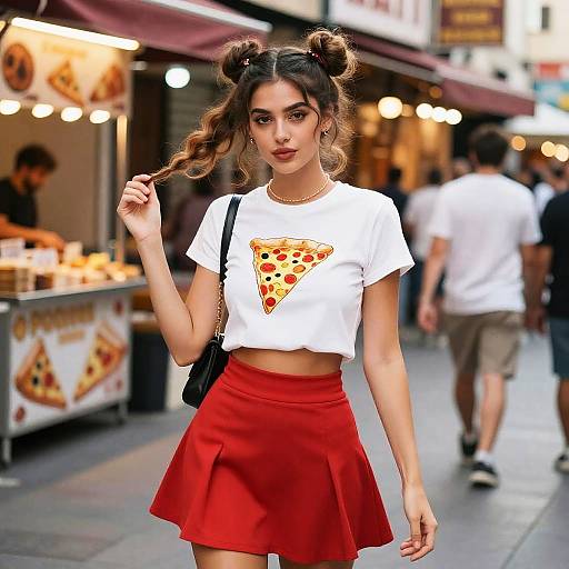 Sporty Chic Woman at Istanbul Bazaar