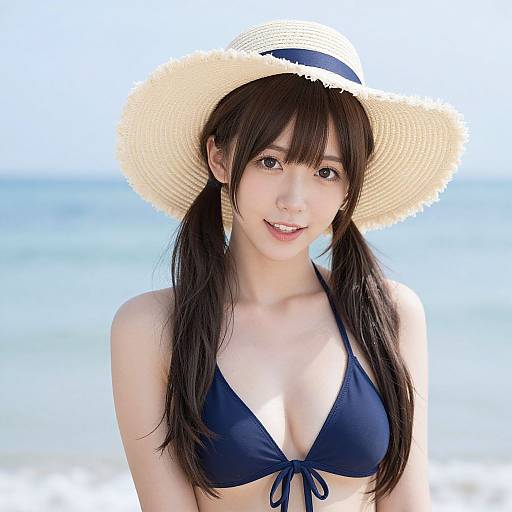 Aqua Girl in Bikini Costume