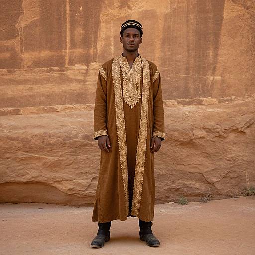 Berber Man in Desert Outfit
